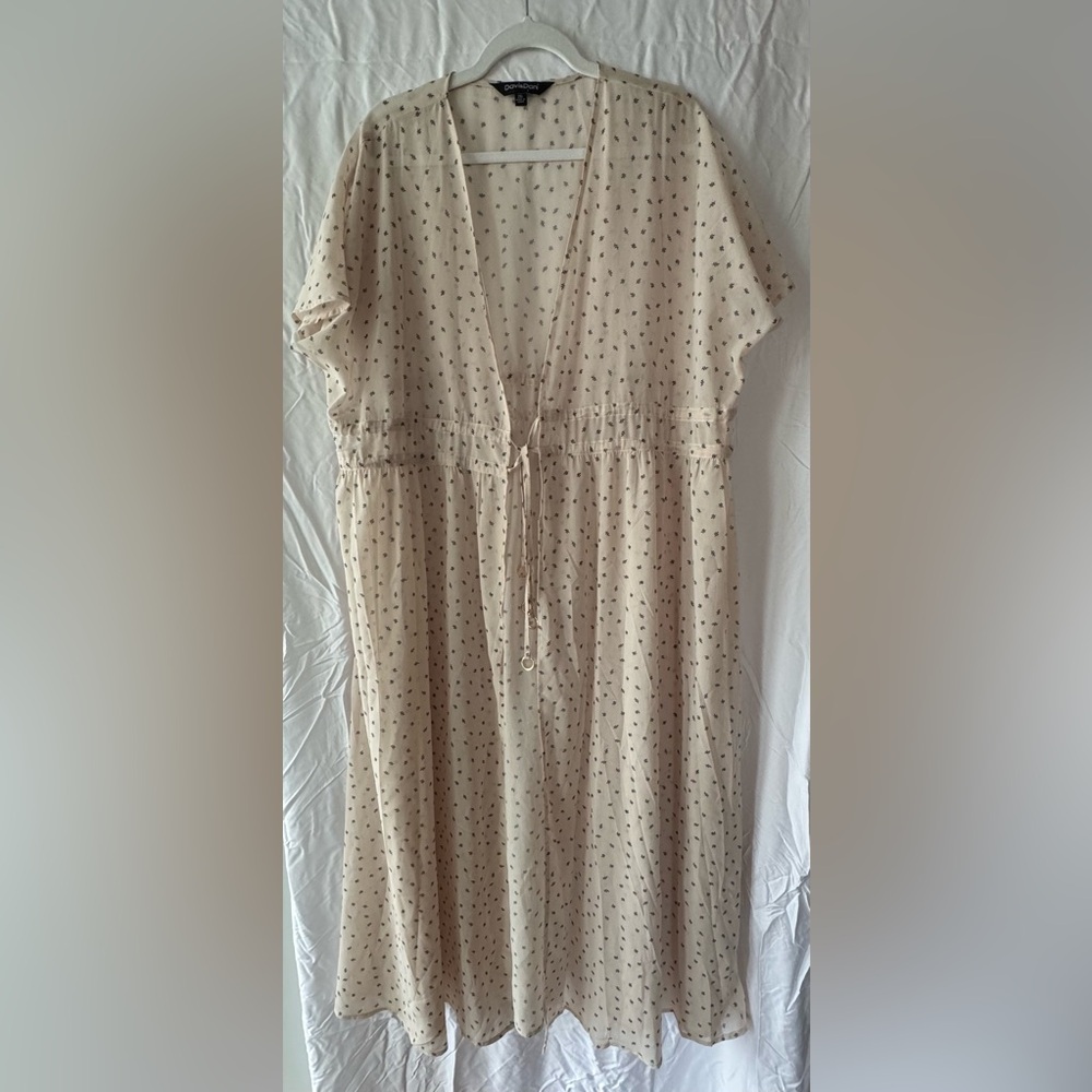 Davi and Dani (from Piper and Scoot) Blush Pink Full Length Kimono Size 2XL